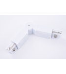 Akcesoria do szynoprzewodów 3 fazowych - Azzardo TRACK 3LINE ADJUSTABLE CONNECTOR WH Łącznik Regulowany do Szyny 3 fazowej Biały AZ4285 - product 1