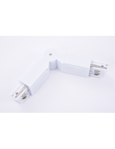 Azzardo TRACK 3LINE ADJUSTABLE CONNECTOR WH Łącznik Regulowany do Szyny 3 fazowej Biały AZ4285