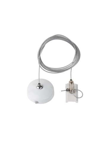 Azzardo TRACK 3LINE PENDANT ACCESSORY 1,5M WH Zawiesie do Szyn 3 fazowych Biały AZ4796