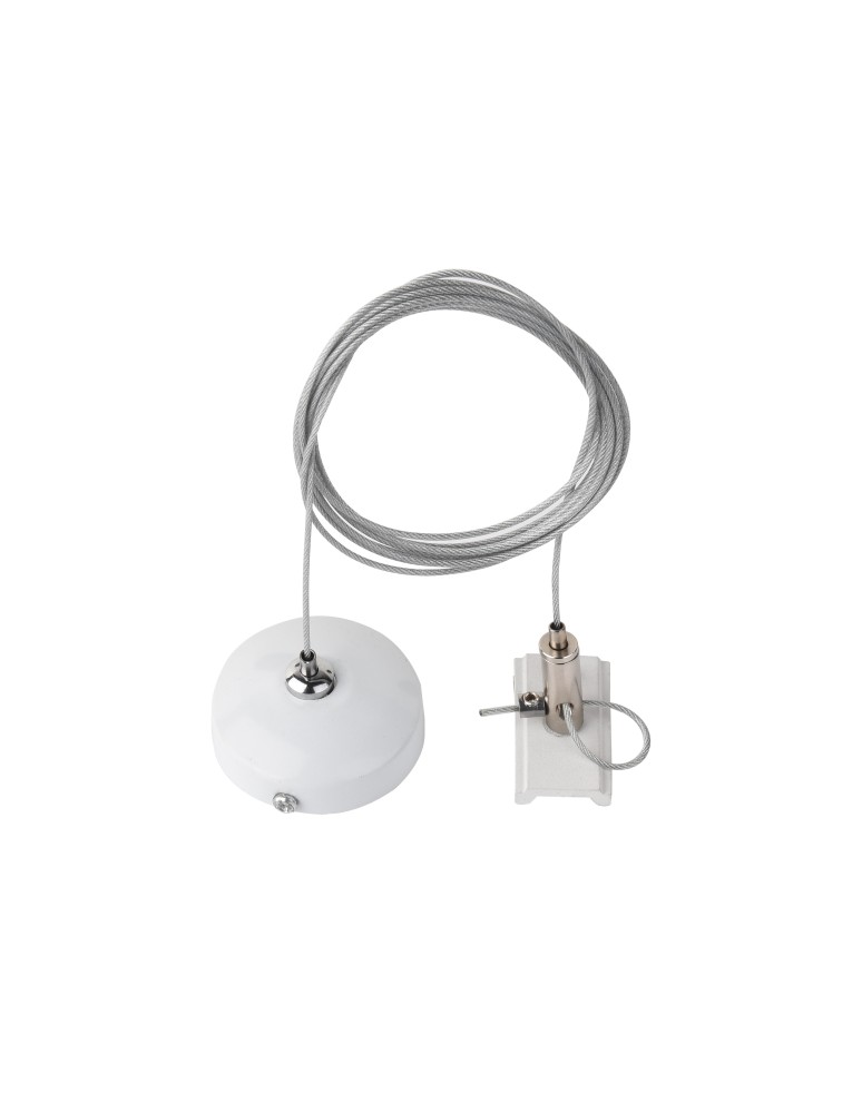 Azzardo TRACK 3LINE PENDANT ACCESSORY 1,5M WH Zawiesie do Szyn 3 fazowych Biały AZ4796