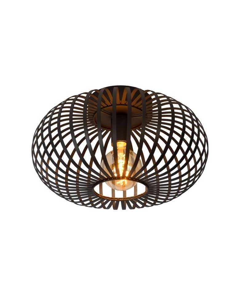 Lucide MANUELA Plafon Light 1xE27 40cm Czarny 78174/40/30