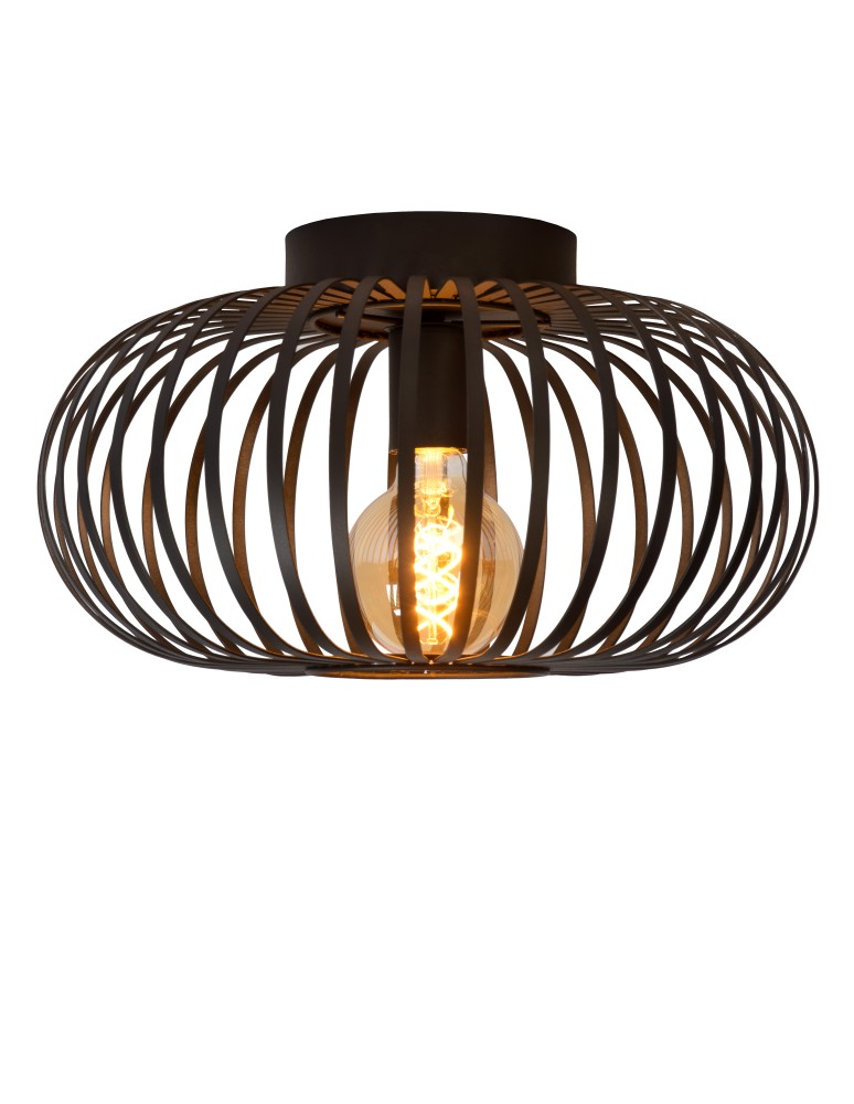 Lucide MANUELA Plafon Light 1xE27 40cm Czarny 78174/40/30
