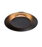 Lampy sufitowe - Lucide FOSKAL Plafon Light LED 6W ?21.5cm Black 79177/06/30 - produkt 1