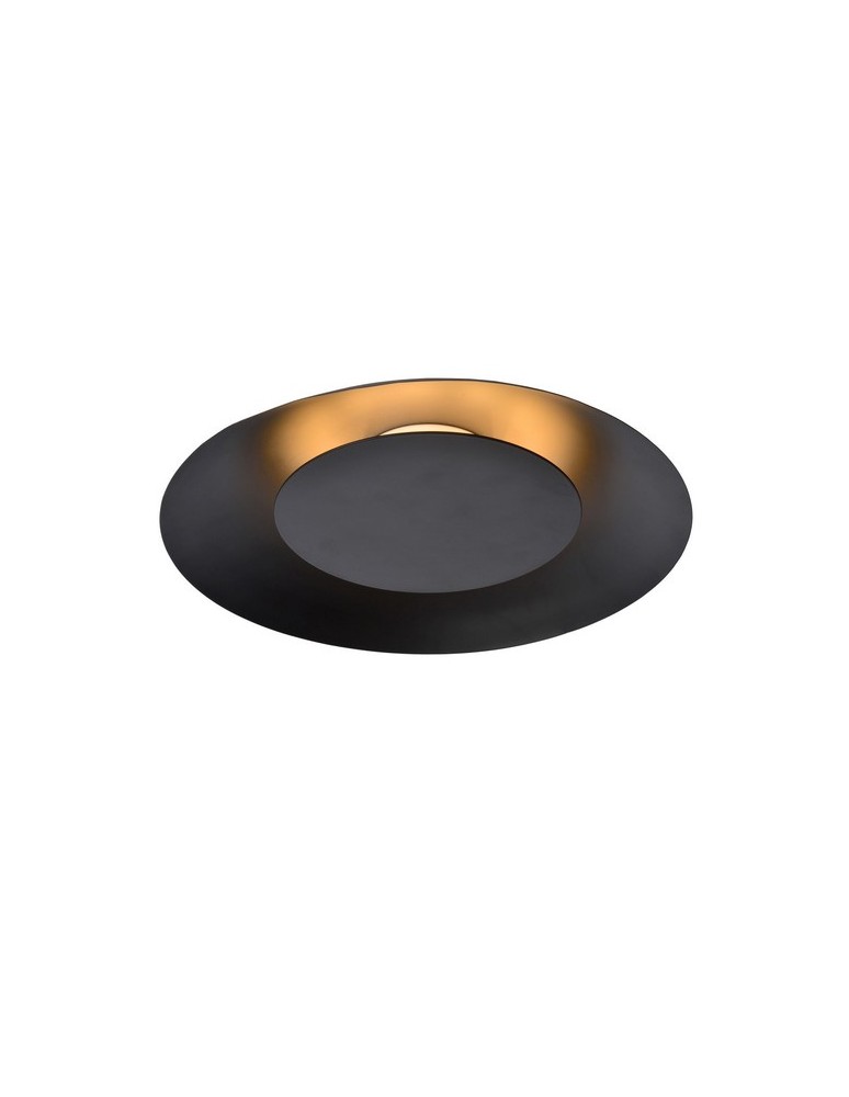 Lucide FOSKAL Plafon Light LED 12W ?34.5cm Black 79177/12/30