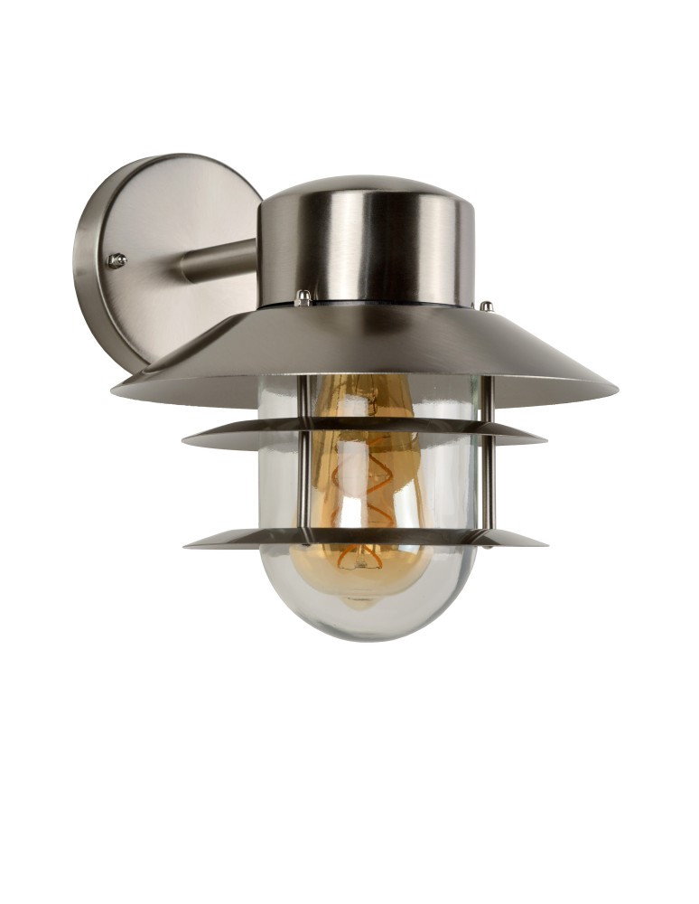 Lucide ZICO Ścienna IP44 - 1x E27 - Satin Chrom 11874/01/12