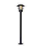 Lampy ogrodowe stojące - Lucide ZICO Lantern IP44-1xE27 H100 D21.8 Czarny 11874/99/30 - produkt 1
