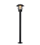Lampy ogrodowe stojące - Lucide ZICO Lantern IP44-1xE27 H100 D21.8 Czarny 11874/99/30 - produkt 2