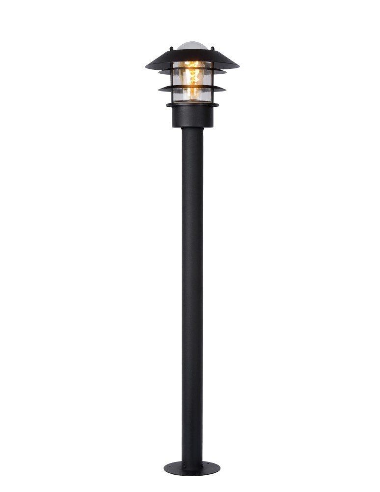 Lucide ZICO Lantern IP44-1xE27 H100 D21.8 Czarny 11874/99/30
