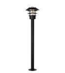 Lampy ogrodowe stojące - Lucide ZICO Lantern IP44-1xE27 H100 D21.8 Czarny 11874/99/30 - produkt 3