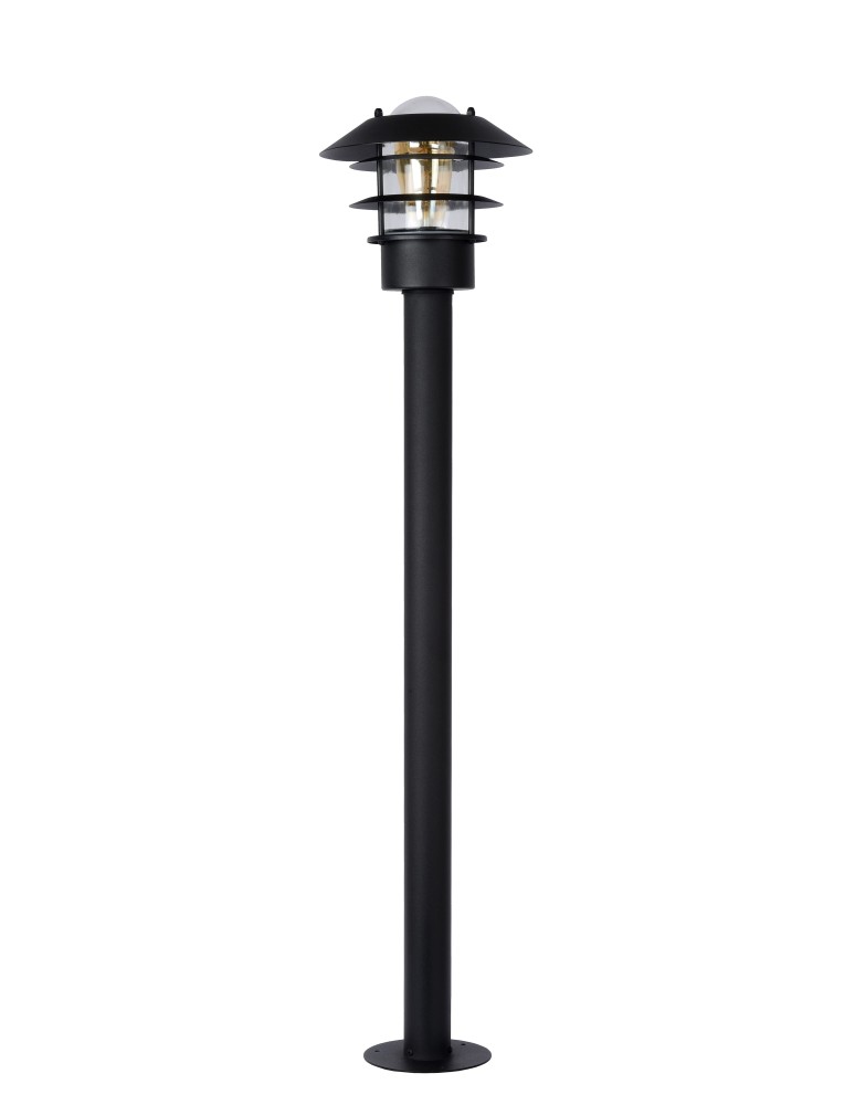 Lucide ZICO Lantern IP44-1xE27 H100 D21.8 Czarny 11874/99/30
