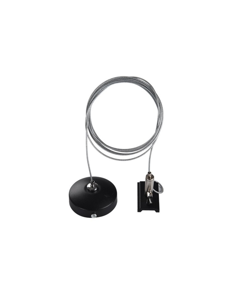Azzardo TRACK 1LINE PENDANT ACCESSORY 1,5M BK Zawiesie do Szyn 1 fazowych Czarny AZ4747