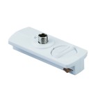 Akcesoria do szynoprzewodów 1 fazowych - Azzardo TRACK 1LINE ELECTRIC ADAPTER WH do podłączenia lampy Biały AZ4748 - product 1