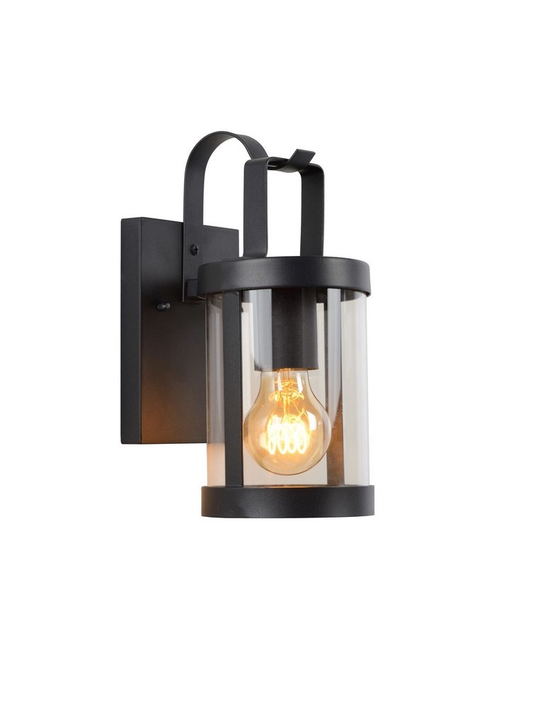 Lucide LINDELO Ścienna IP23 E27 H28cm Czarny 29825/01/30