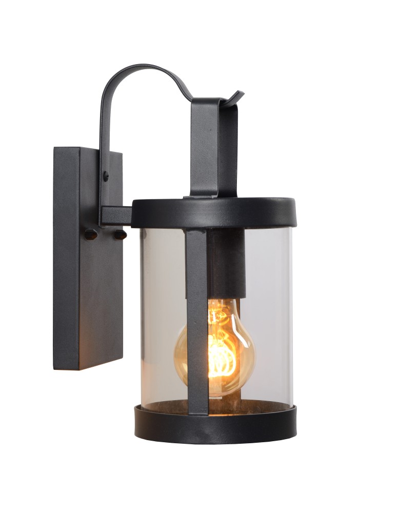 Lucide LINDELO Ścienna IP23 E27 H28cm Czarny 29825/01/30