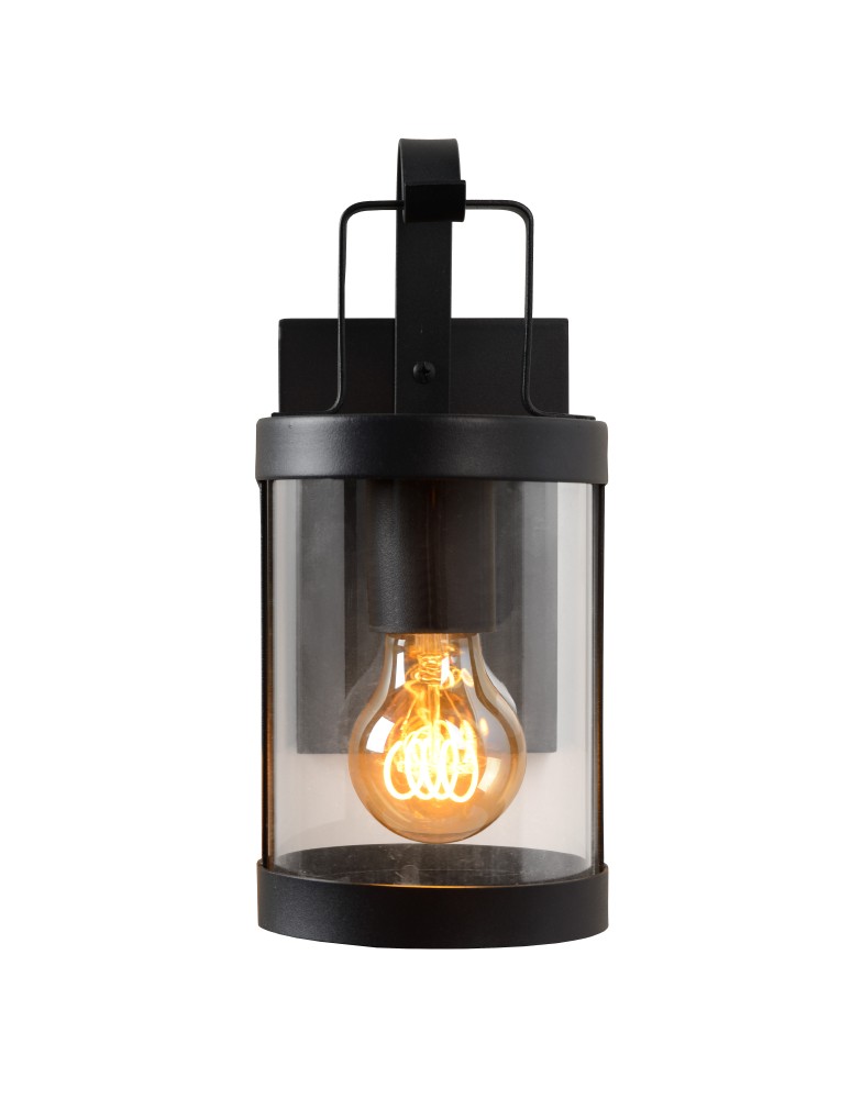 Lucide LINDELO Ścienna IP23 E27 H28cm Czarny 29825/01/30