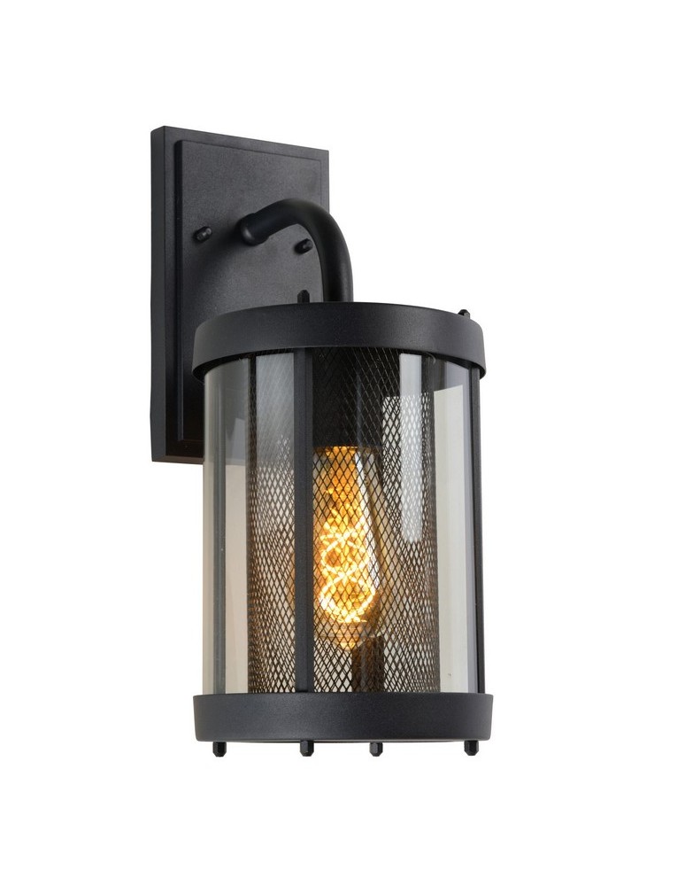 Lucide MAKKUM Ścienna IP23 E27 H38cm Czarny 29826/01/30