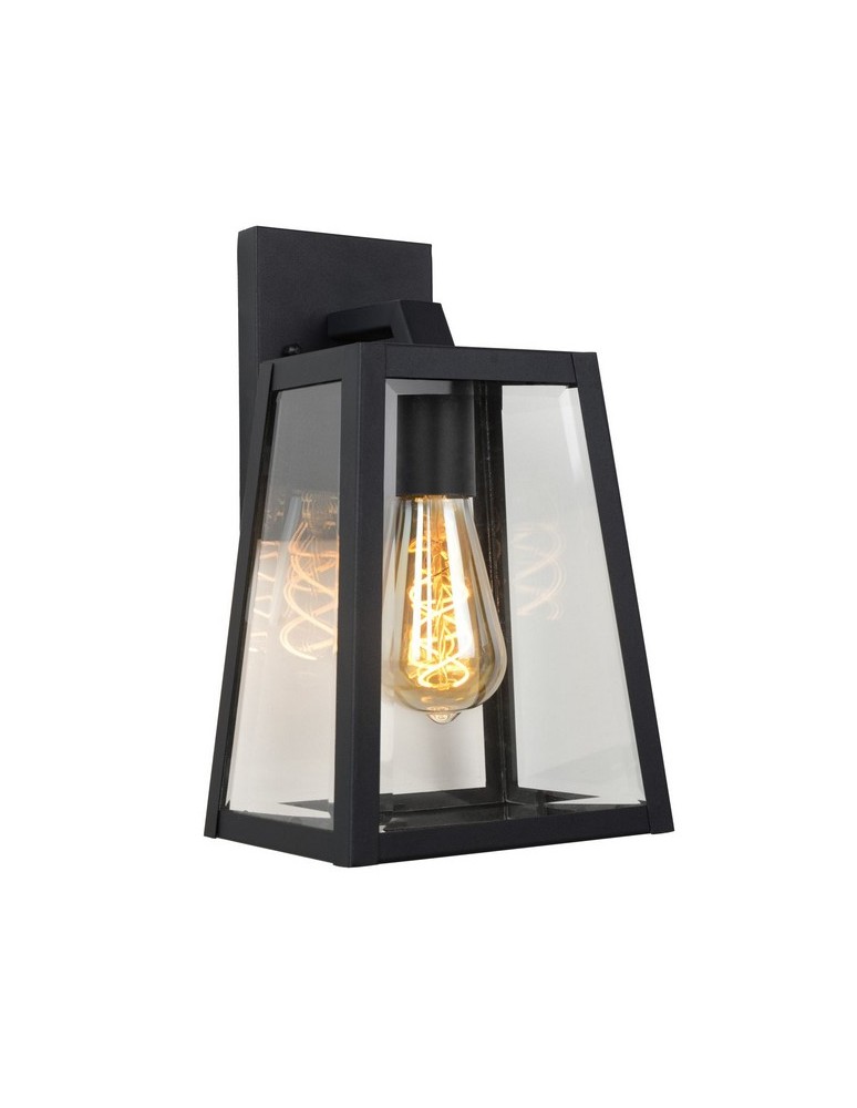 Lucide MATSLOT Ścienna IP23 E27 H31cm Czarny 29829/01/30