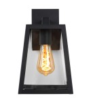 Kinkiety zewnętrzne - Lucide MATSLOT Ścienna IP23 E27 H31cm Czarny 29829/01/30 - produkt 4