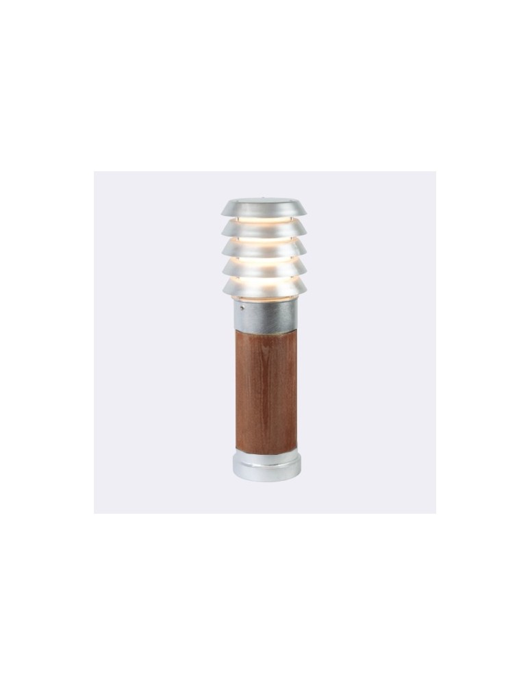 Lampy ogrodowe stojące - Norlys Alta Stojąca 49cm 1xE27 IP65 drewno malowane/ocynk ogniowy 1450GA - produkt kolory-swiatla.pl 1