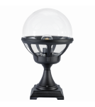 Lampy ogrodowe stojące - Norlys Bolonia Stojąca 43cm 1xE27 IP65 Czarny 312B - produkt 1