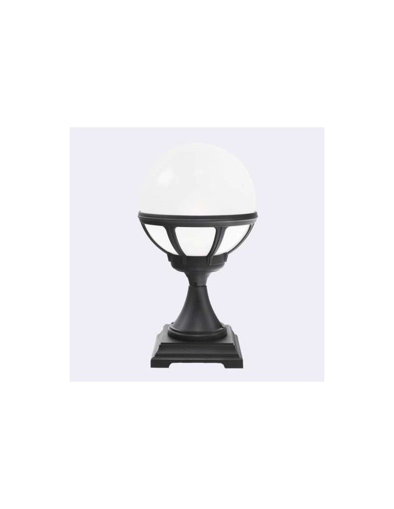 Lampy ogrodowe stojące - Norlys Bolonia Stojąca 43cm 1xE27 IP65 Czarny 313B - produkt kolory-swiatla.pl 1