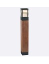 Norlys Halmstad Stojąca 85cm 1xE27 IP65 drewno impregnowane Czarny 1410B