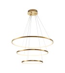 Step Into Design Lampa wisząca CIRCLE SLIM 40+60+80 LED złoty 40 cm + 60 cm + 80 cm ST-10112P-3 Step Into Design Lampa wisząca CIRCLE SLIM 40+60+80 LED złoty 40 cm + 60 cm + 80 cm ST-10112P-3