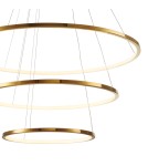 Step Into Design Lampa wisząca CIRCLE SLIM 40+60+80 LED złoty 40 cm + 60 cm + 80 cm ST-10112P-3 Step Into Design Lampa wisząca CIRCLE SLIM 40+60+80 LED złoty 40 cm + 60 cm + 80 cm ST-10112P-3