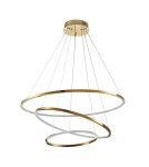 Step Into Design Lampa wisząca CIRCLE SLIM 40+60+80 LED złoty 40 cm + 60 cm + 80 cm ST-10112P-3 Step Into Design Lampa wisząca CIRCLE SLIM 40+60+80 LED złoty 40 cm + 60 cm + 80 cm ST-10112P-3