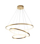 Step Into Design Lampa wisząca CIRCLE SLIM 40+60+80 LED złoty 40 cm + 60 cm + 80 cm ST-10112P-3 Step Into Design Lampa wisząca CIRCLE SLIM 40+60+80 LED złoty 40 cm + 60 cm + 80 cm ST-10112P-3