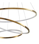 Step Into Design Lampa wisząca CIRCLE SLIM 40+60+80 LED złoty 40 cm + 60 cm + 80 cm ST-10112P-3 Step Into Design Lampa wisząca CIRCLE SLIM 40+60+80 LED złoty 40 cm + 60 cm + 80 cm ST-10112P-3