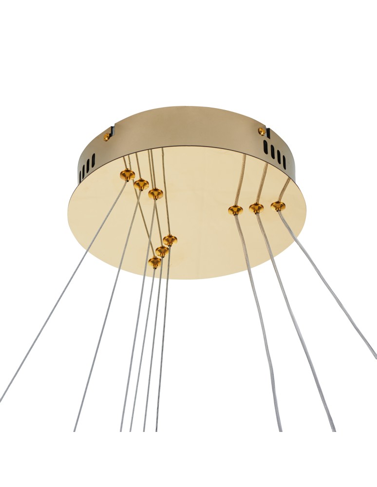 Step Into Design Lampa wisząca CIRCLE SLIM 40+60+80 LED złoty 40 cm + 60 cm + 80 cm ST-10112P-3 Step Into Design Lampa wisząca CIRCLE SLIM 40+60+80 LED złoty 40 cm + 60 cm + 80 cm ST-10112P-3