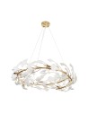  Step Into Design Lampa wisząca BOTANIKA złoto biała 80 cm XY080P-80