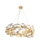 Lampy wiszące designerskie -  Step Into Design Lampa wisząca BOTANIKA złoto biała 80 cm XY080P-80 - product 2