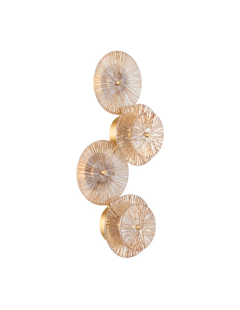 Step Into Design Lampa ścienna LUXIO-4 LED bursztynowa 32 cm ST-3315-4 copper Step Into Design Lampa ścienna LUXIO-4 LED bursztynowa 32 cm ST-3315-4 copper