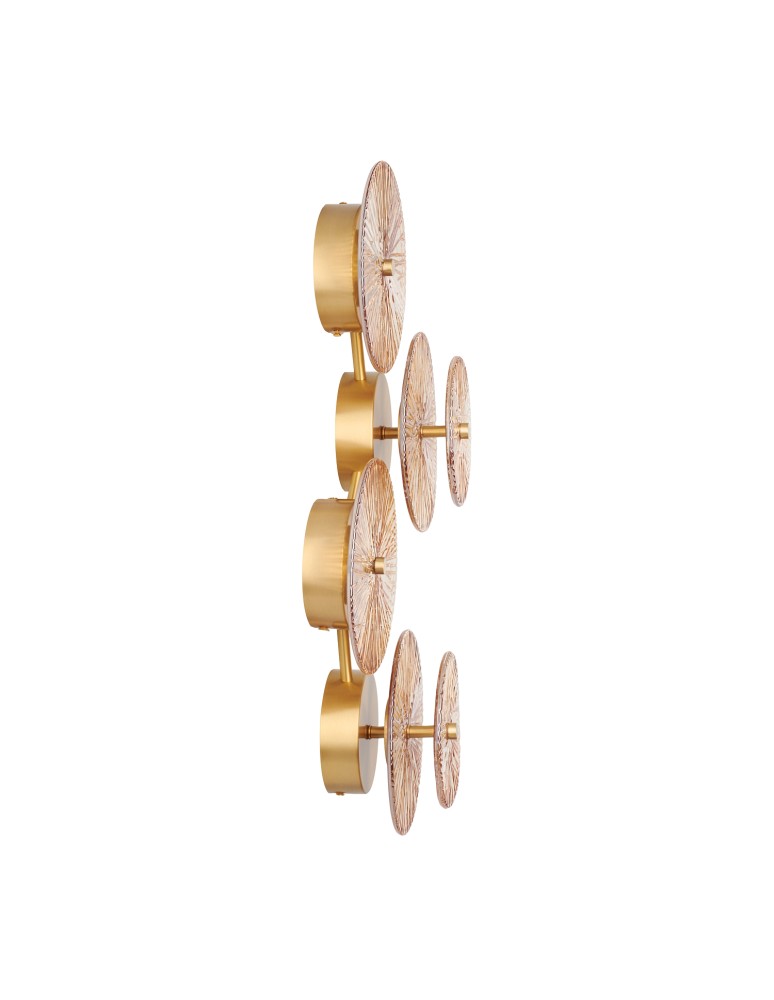 Step Into Design Lampa ścienna LUXIO-4 LED bursztynowa 32 cm ST-3315-4 copper Step Into Design Lampa ścienna LUXIO-4 LED bursztynowa 32 cm ST-3315-4 copper