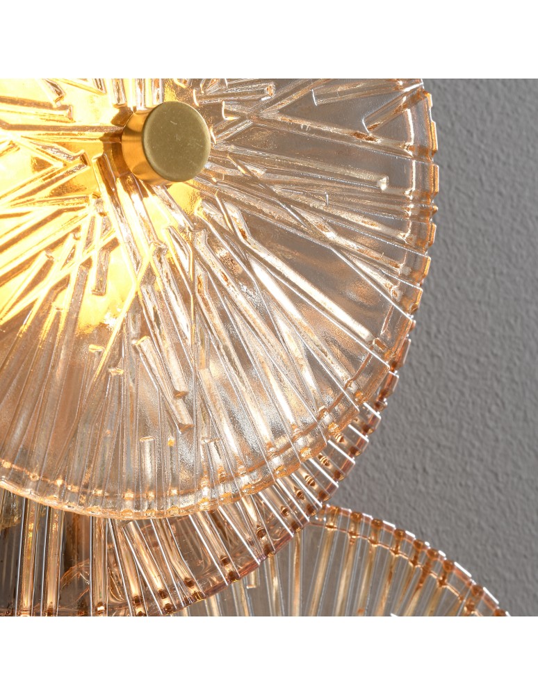 Step Into Design Lampa ścienna LUXIO-4 LED bursztynowa 32 cm ST-3315-4 copper Step Into Design Lampa ścienna LUXIO-4 LED bursztynowa 32 cm ST-3315-4 copper