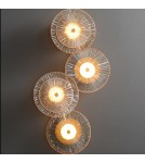 Step Into Design Lampa ścienna LUXIO-4 LED bursztynowa 32 cm ST-3315-4 copper Step Into Design Lampa ścienna LUXIO-4 LED bursztynowa 32 cm ST-3315-4 copper