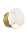  Step Into Design Lampa ścienna MARMO biały marmum i mosiądz 20cm ST-3961
