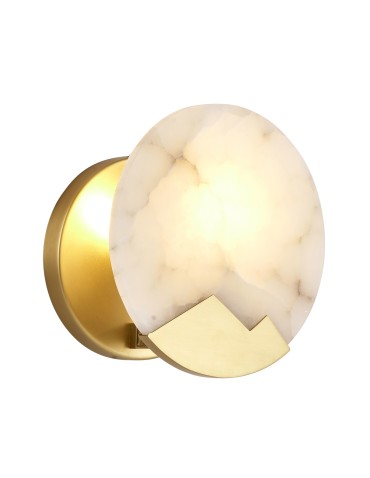 Step Into Design Lampa ścienna MARMO biały marmum i mosiądz 20cm ST-3961 - produkt 2