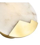 Step Into Design Lampa ścienna MARMO biały marmum i mosiądz 20cm ST-3961 Step Into Design Lampa ścienna MARMO biały marmum i mosiądz 20cm ST-3961