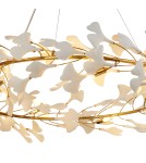 Step Into Design Lampa wisząca BOTANIKA złoto biała 100 cm XY080P-100 Step Into Design Lampa wisząca BOTANIKA złoto biała 100 cm XY080P-100