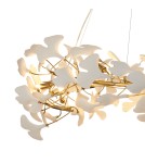 Step Into Design Lampa wisząca BOTANIKA złoto biała 100 cm XY080P-100 Step Into Design Lampa wisząca BOTANIKA złoto biała 100 cm XY080P-100
