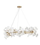 Step Into Design Lampa wisząca BOTANIKA złoto biała 100 cm XY080P-100 Step Into Design Lampa wisząca BOTANIKA złoto biała 100 cm XY080P-100
