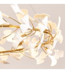 Step Into Design Lampa wisząca BOTANIKA złoto biała 100 cm XY080P-100 Step Into Design Lampa wisząca BOTANIKA złoto biała 100 cm XY080P-100