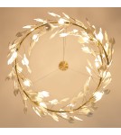 Step Into Design Lampa wisząca BOTANIKA złoto biała 100 cm XY080P-100 Step Into Design Lampa wisząca BOTANIKA złoto biała 100 cm XY080P-100