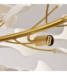 Step Into Design Lampa wisząca BOTANIKA złoto biała 100 cm XY080P-100 Step Into Design Lampa wisząca BOTANIKA złoto biała 100 cm XY080P-100