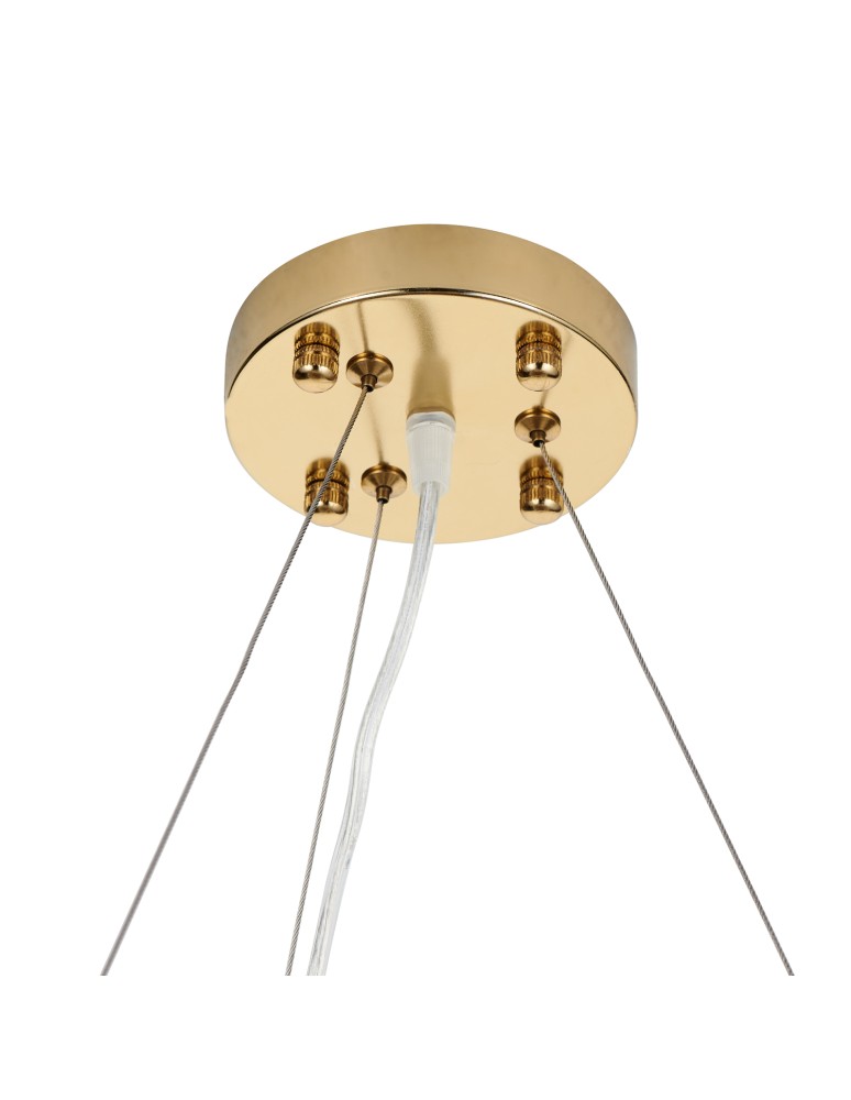 Step Into Design Lampa wisząca BOTANIKA złoto biała 100 cm XY080P-100 Step Into Design Lampa wisząca BOTANIKA złoto biała 100 cm XY080P-100