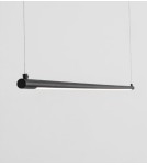 Lampy wiszące nad biurko - Luces Exclusivas BUGA Wisząca LED 20W 1400lm 3000K czarny LE41354 - product 2