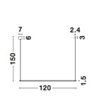 Lampy wiszące nad biurko - Luces Exclusivas BUGA Wisząca LED 20W 1400lm 3000K czarny LE41354 - product 5